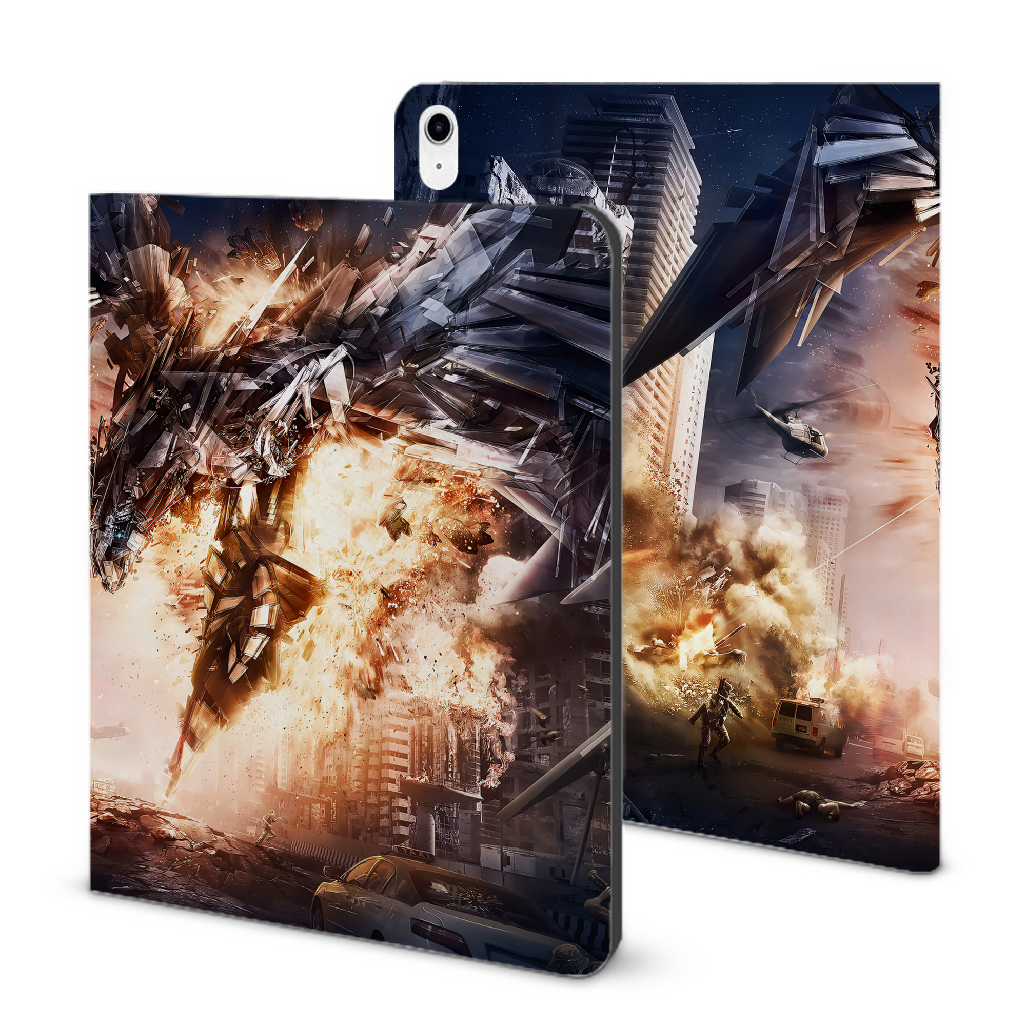 （画像用） Transformers トランスフォーマー IPad ケース ブック型 PUレザー TPU 耐衝撃 軽量 薄型 ペン収納なし 全面保護 IPad 各モデル対応